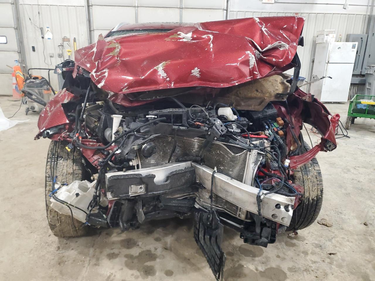 2015 Nissan Murano VIN 5N1AZ2MH5FN267941 Copart auction photo, front end / side damage thumbnail 5