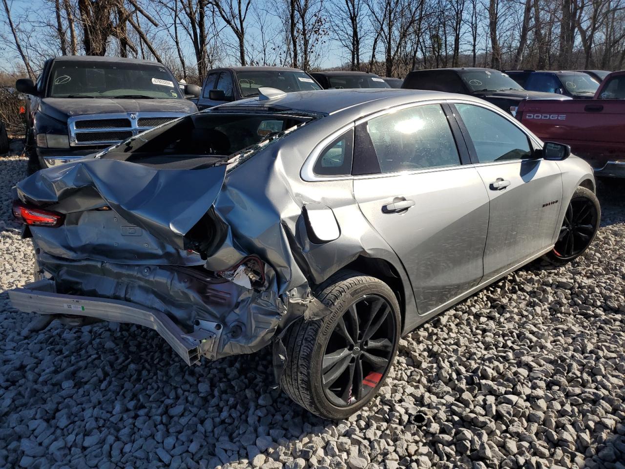 2023 Chevrolet Malibu VIN 1G1ZD5ST3PF151771 Copart auction photo, rear end / minor dent/scratches damage thumbnail 3