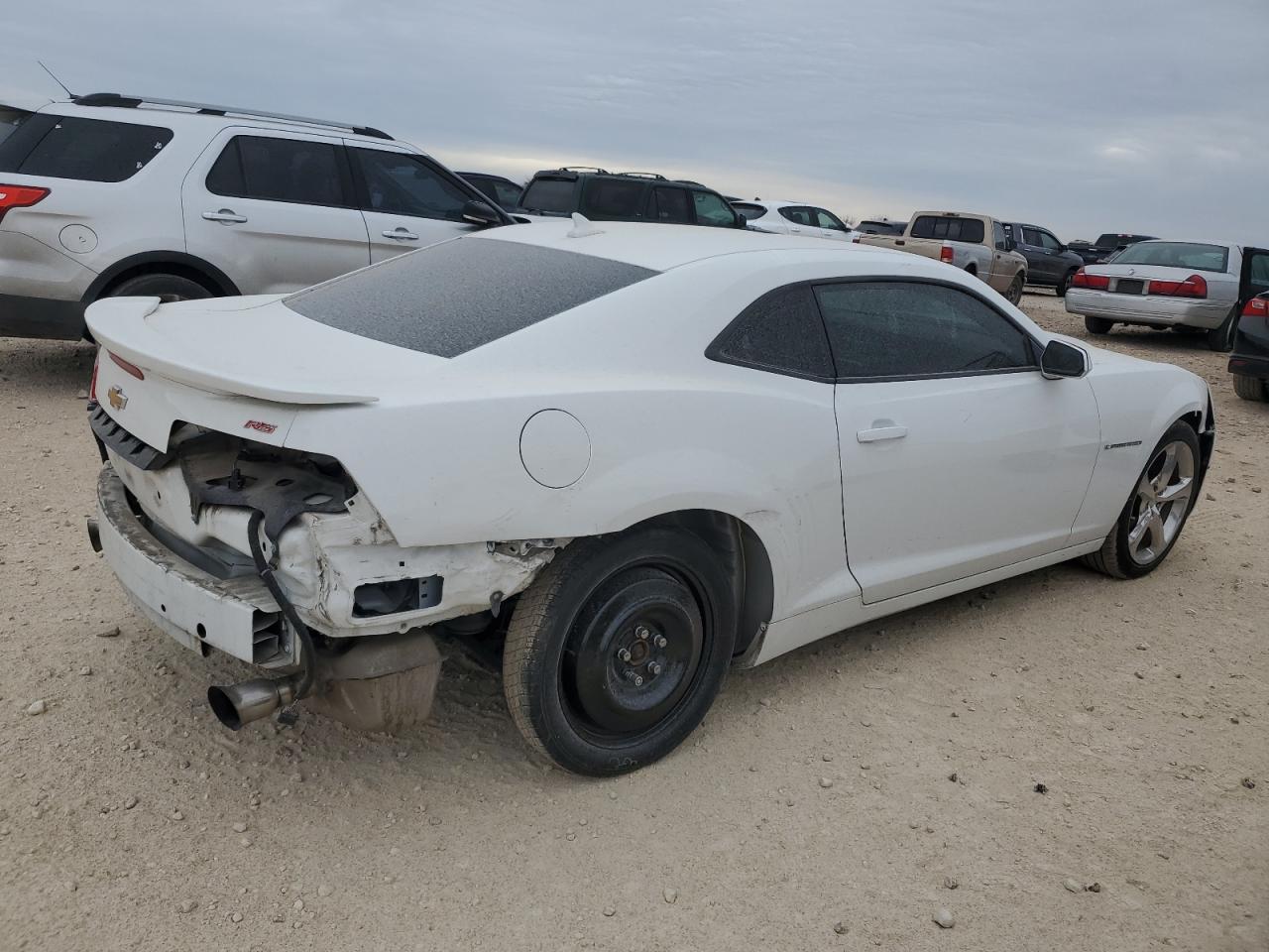 2015 Chevrolet Camaro VIN 2G1FF1E38F9216686 Copart auction photo, rear end damage thumbnail 3