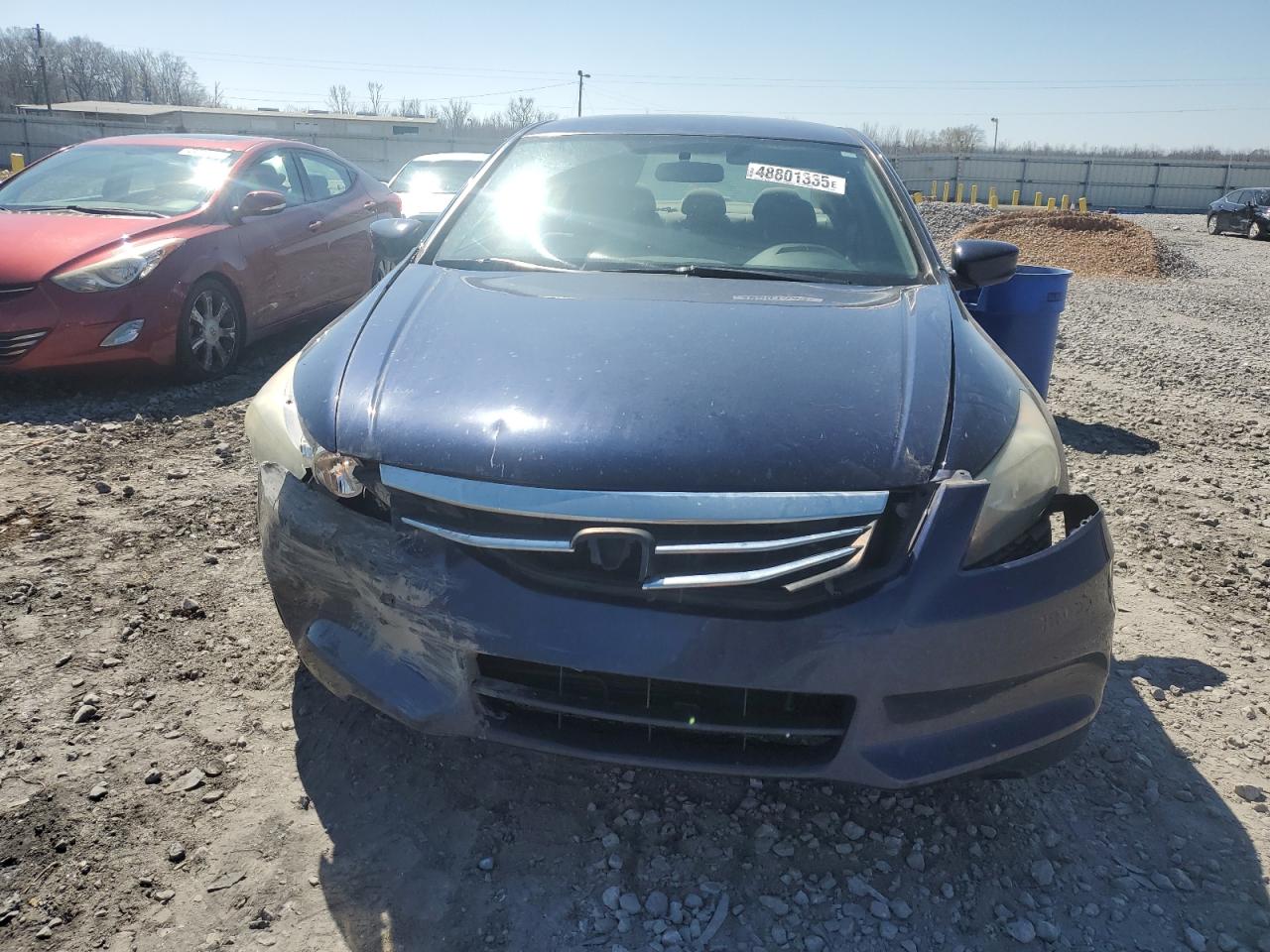 2012 Honda Accord VIN 1HGCP2F38CA007767 Copart auction photo, side / front end damage thumbnail 5
