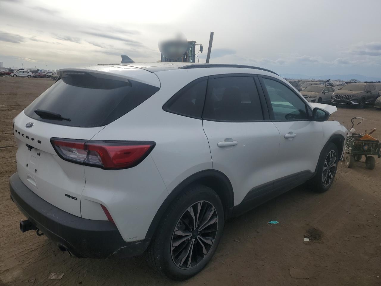 2022 Ford Escape VIN 1FMCU9H95NUB43742 Copart auction photo, front end damage thumbnail 3