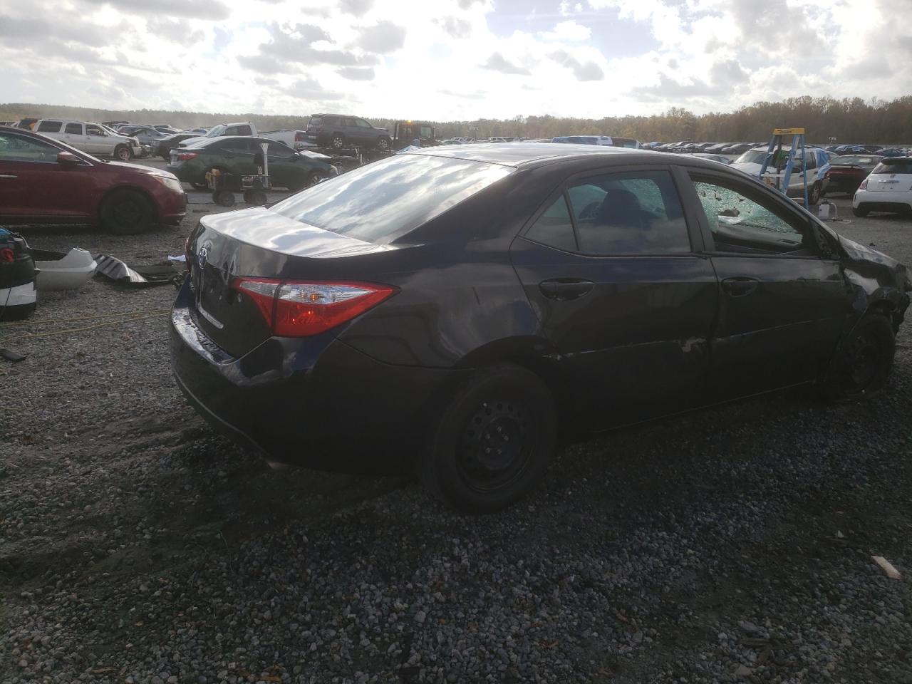 2016 Toyota Corolla VIN 5YFBURHE0GP435019 Copart auction photo, rollover damage thumbnail 3