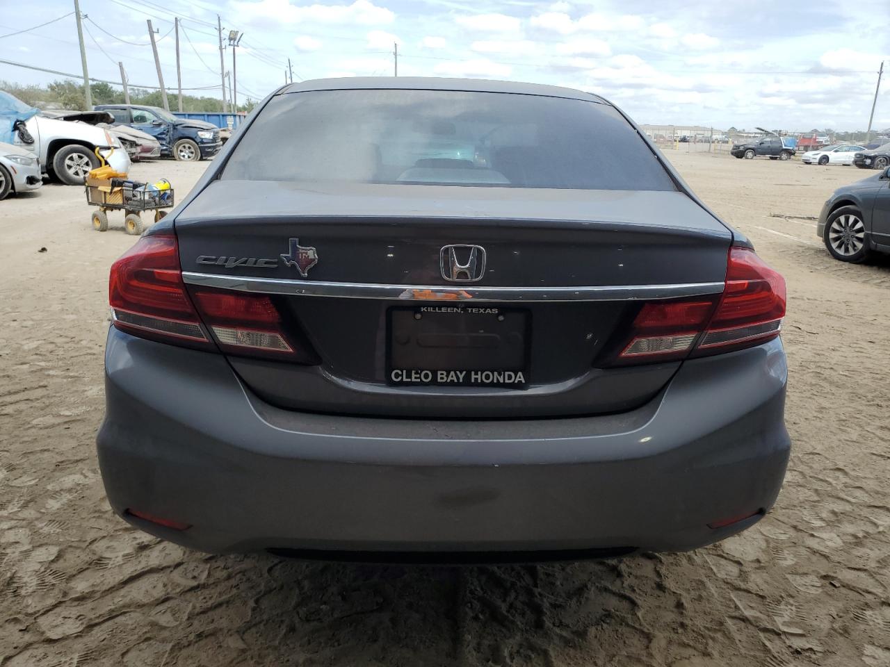 2014 Honda Civic VIN 19XFB2F5XEE031497 Copart auction photo, side / mechanical damage thumbnail 6