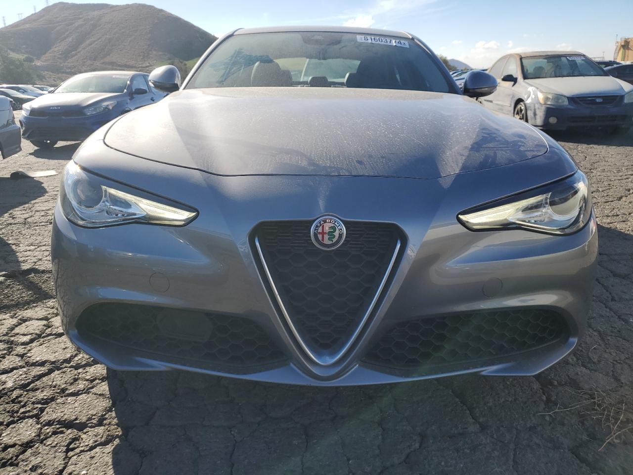 2020 Alfa Romeo Giulia VIN ZARFAMAN2L7631357 Copart auction photo, rear end / side damage thumbnail 5