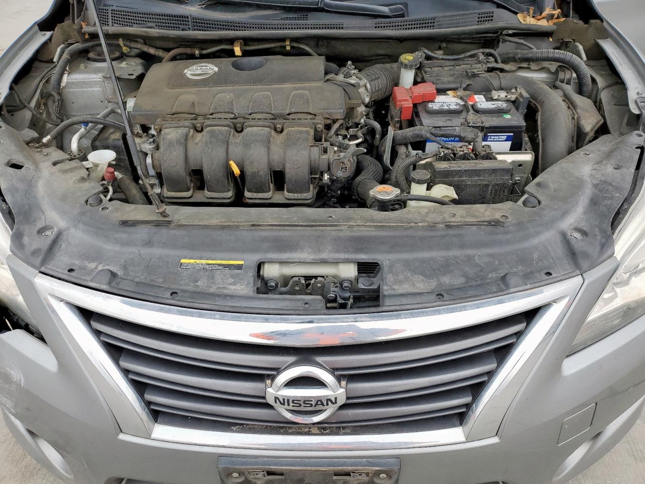 2014 Nissan Sentra VIN 3N1AB7AP1EY323976 Copart auction photo, front end / side damage thumbnail 11