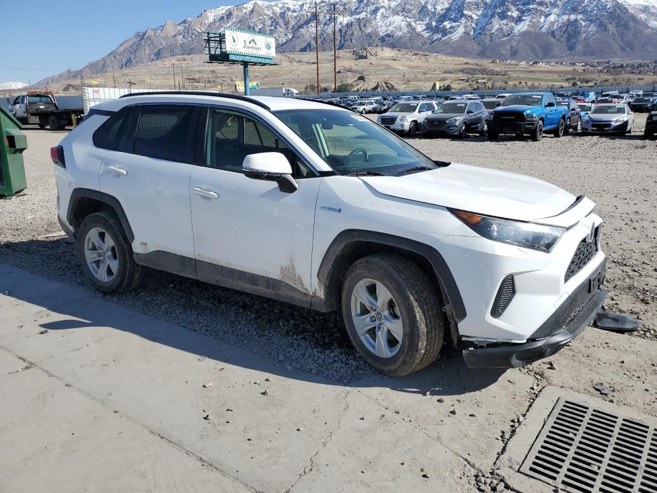 2019 Toyota RAV 4 VIN JTMMWRFV2KD011312 Copart auction photo, front end / mechanical damage thumbnail 4