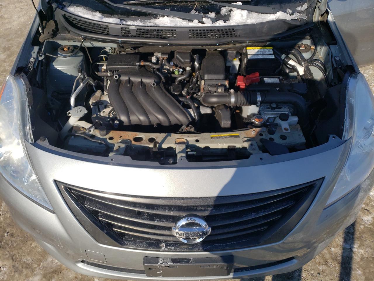 2014 Nissan Versa VIN 3N1CN7APXEL848306 Copart auction photo, front end damage thumbnail 11
