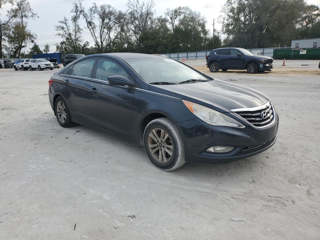 2013 Hyundai Sonata VIN 5NPEB4AC9DH640233 Copart auction photo, rear end / side damage thumbnail 4