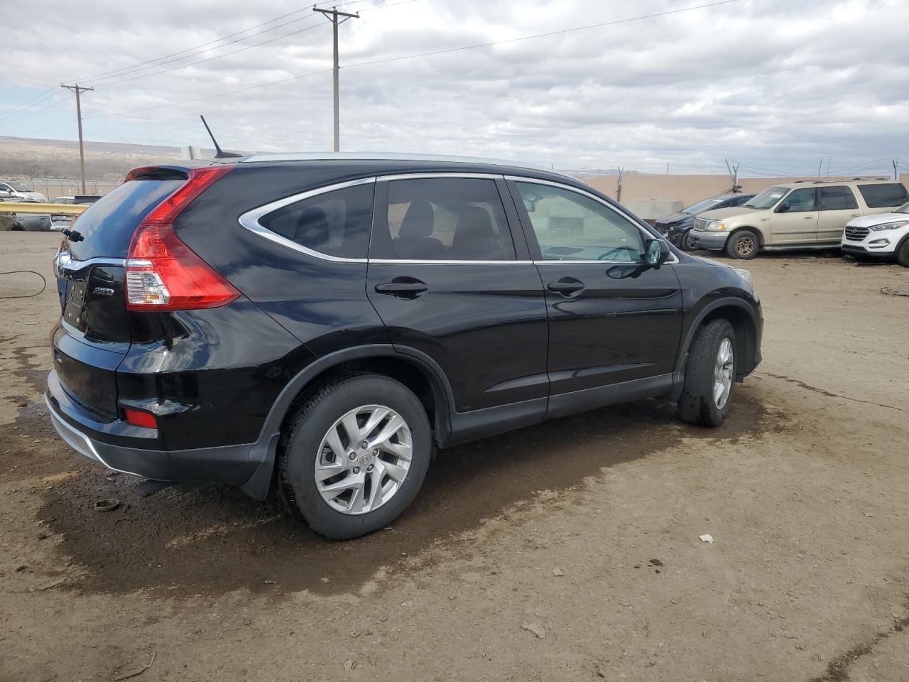 2016 Honda CR-V VIN 5J6RM4H71GL050834 Copart auction photo, side / front end damage thumbnail 3