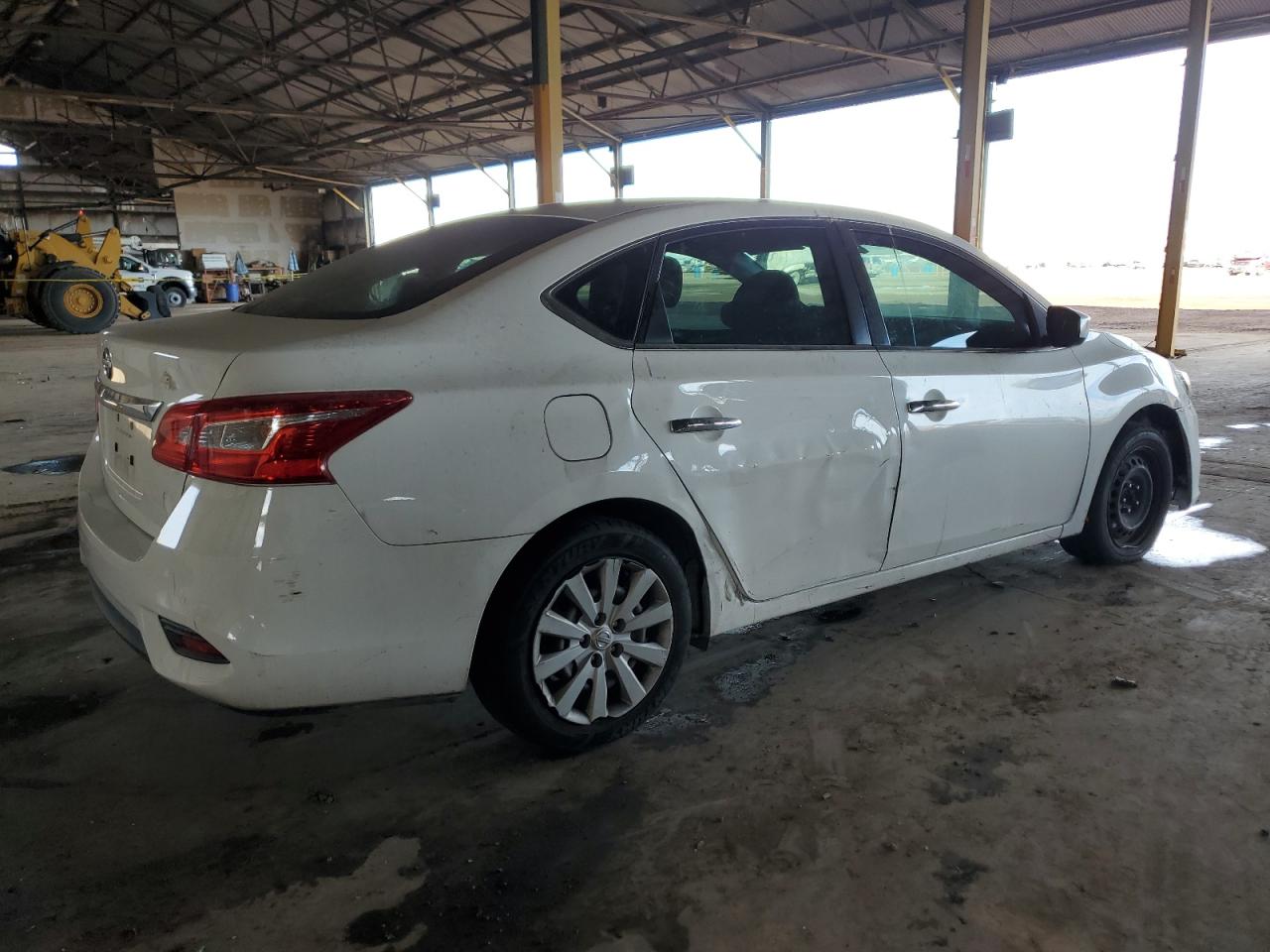 2017 Nissan Sentra VIN 3N1AB7AP4HY385294 Copart auction photo, side / front end damage thumbnail 3