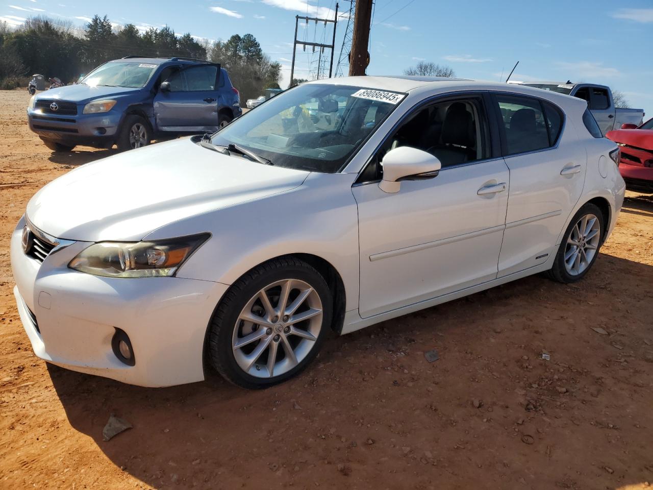2012 Lexus CT VIN JTHKD5BH9C2090298