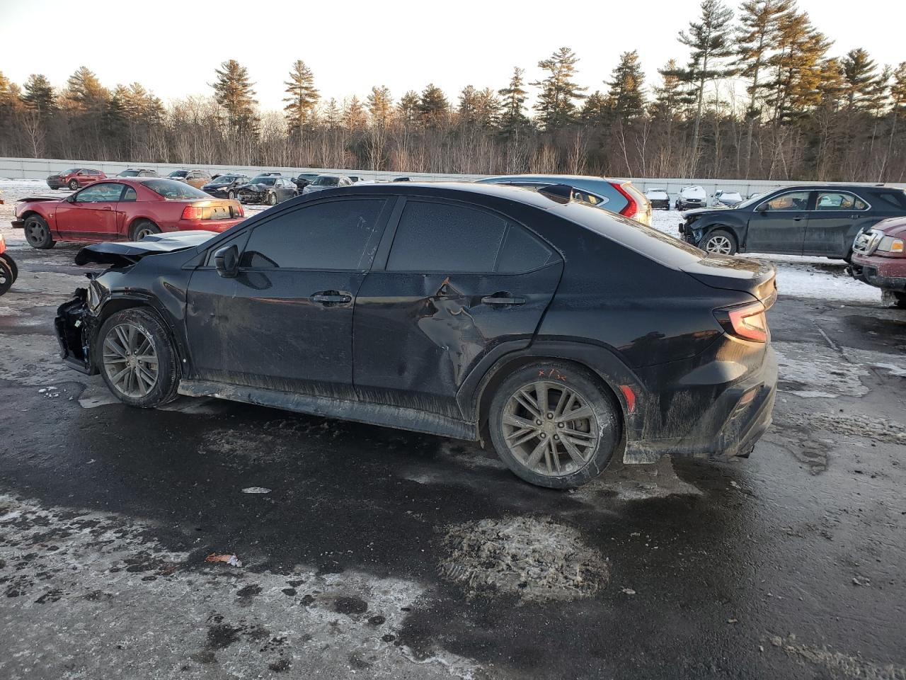 2023 Subaru WRX VIN JF1VBAA65P9823639 Copart auction photo, front end / side damage thumbnail 2