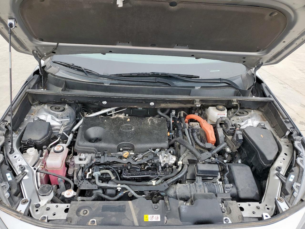 2022 Toyota RAV 4 VIN 4T3LWRFV5NU050382 Copart auction photo, side / front end damage thumbnail 12