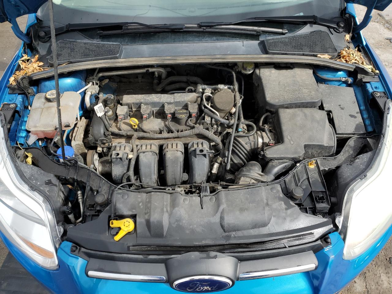 2014 Ford Focus VIN 1FADP3F20EL359464 Copart auction photo, side / front end damage thumbnail 11