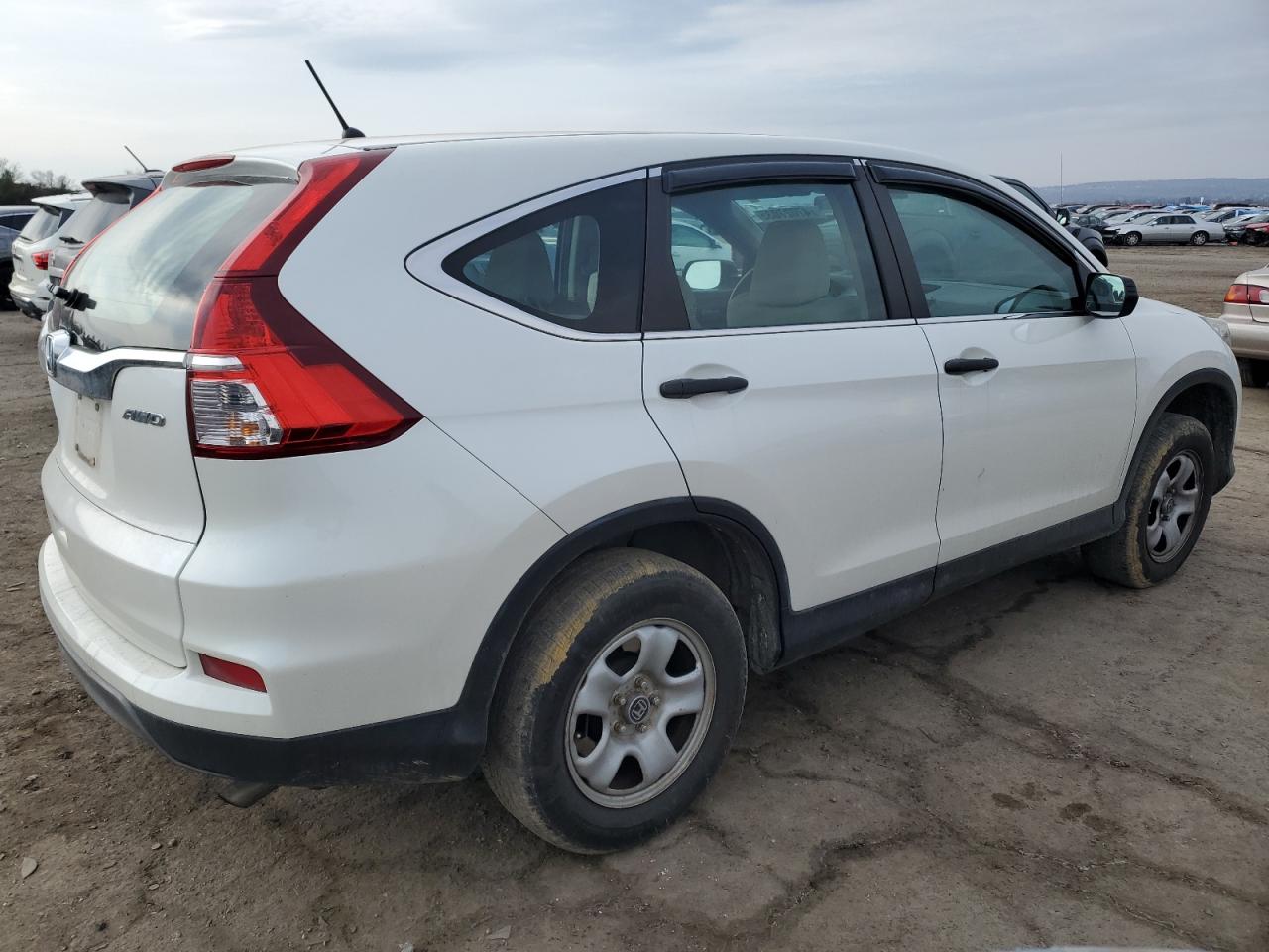 2016 Honda CR-V VIN 5J6RM4H34GL106827 Copart auction photo, side damage thumbnail 3