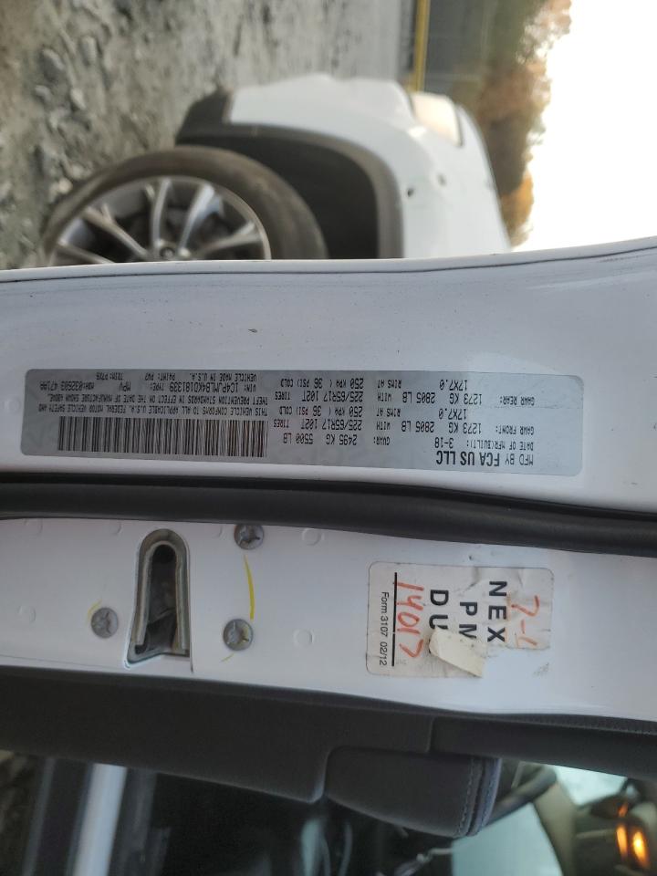 2019 Jeep Grand Cherokee VIN 1C4PJMLB4KD181339 Copart auction photo, vandalism damage thumbnail 13