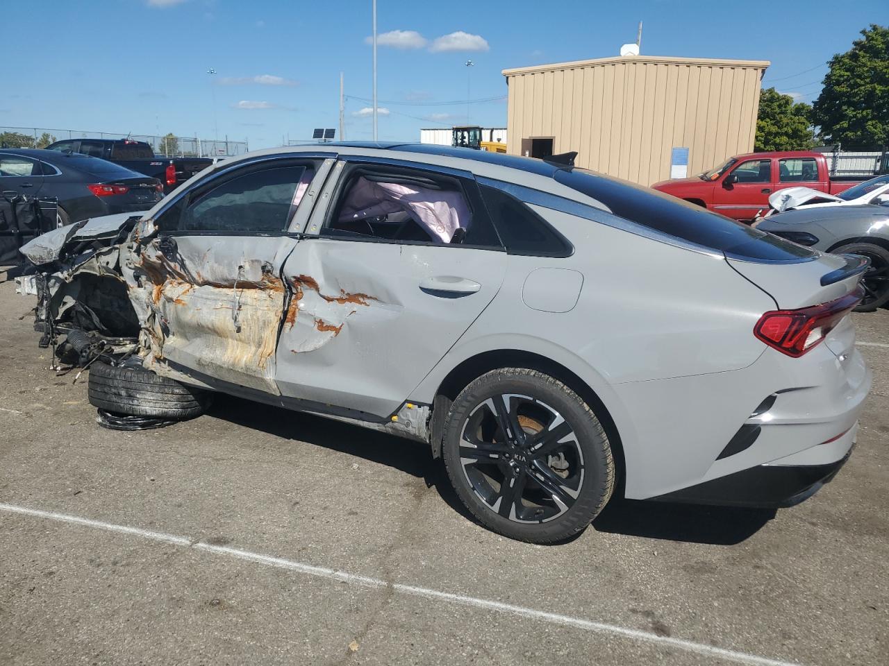 2021 KIA K5 VIN 5XXG64J21MG080000 Copart auction photo, all over / undercarriage damage thumbnail 2