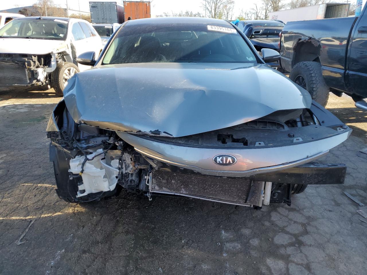 2018 KIA Optima VIN 5XXGU4L30JG188289 Copart auction photo, front end / rear end damage thumbnail 5