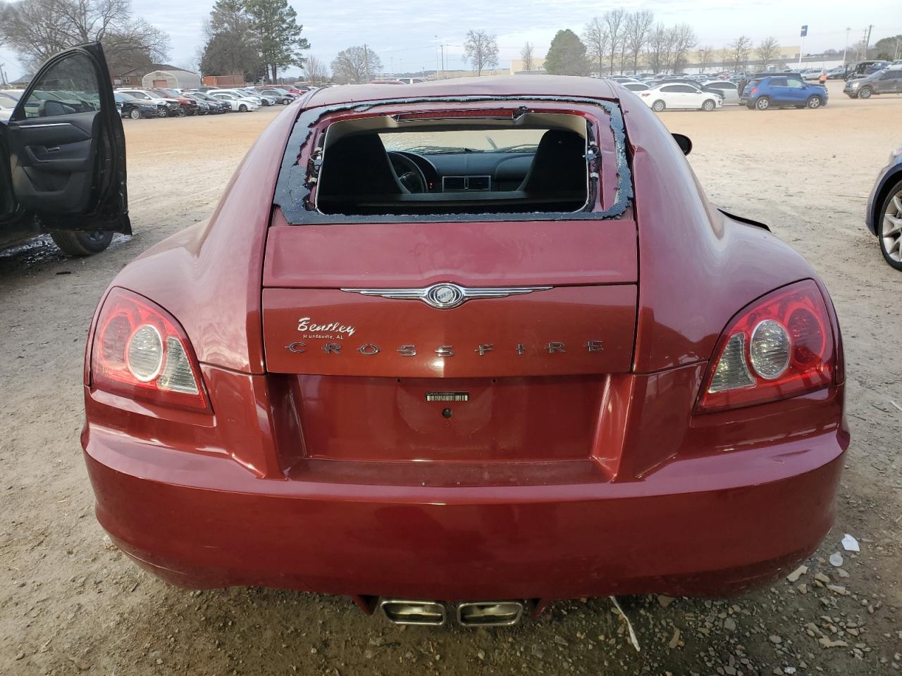 2005 Chrysler Crossfire VIN 1C3AN69L45X034449 Copart auction photo, top/roof damage thumbnail 10