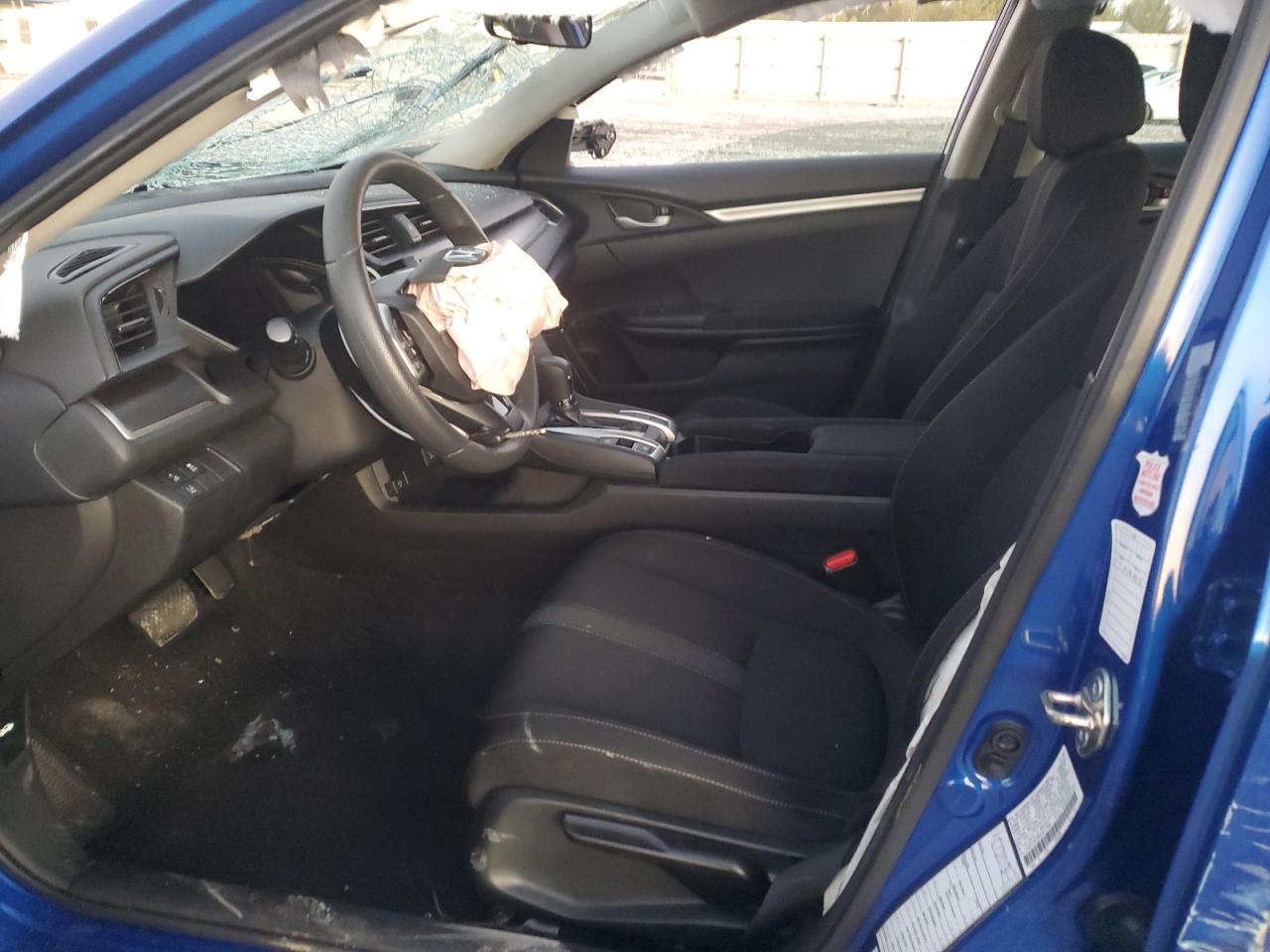 2019 Honda Civic VIN 2HGFC2F68KH511867 Copart auction photo, front end / side damage thumbnail 7
