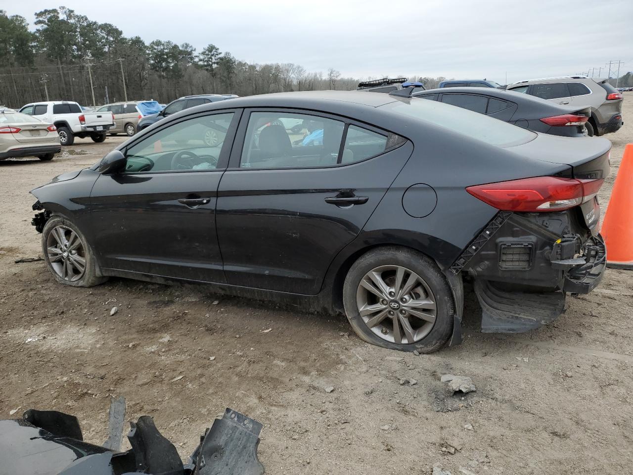 2018 Hyundai Elantra VIN 5NPD84LF3JH256994 Copart auction photo, front end damage thumbnail 2