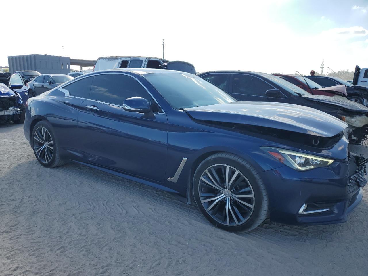 2018 Infiniti Q60 VIN JN1EV7EL3JM391371 Copart auction photo, front end / minor dent/scratches damage thumbnail 4