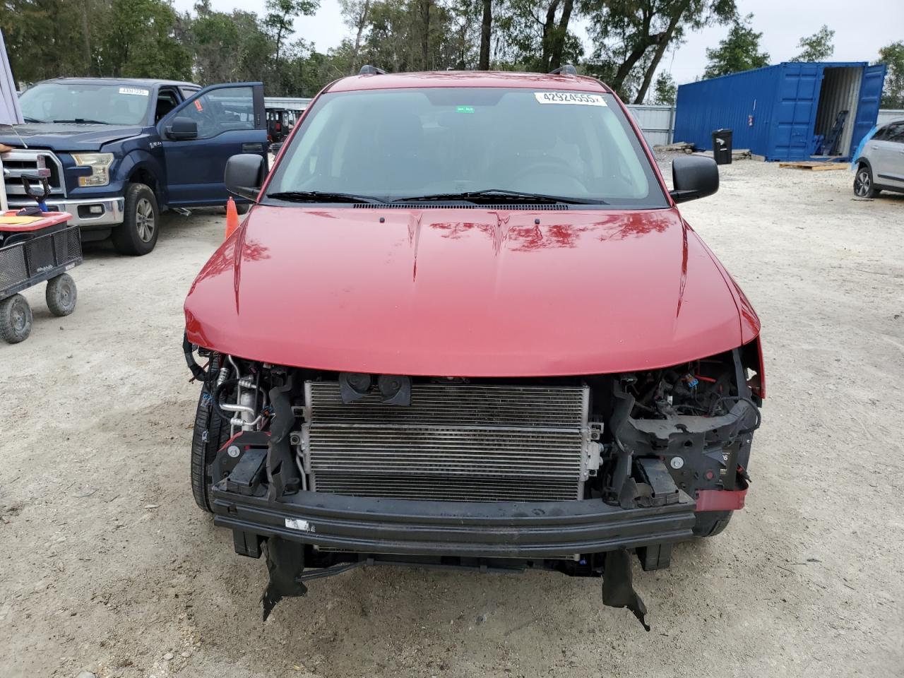 2018 Dodge Journey VIN 3C4PDCAB2JT236058 Copart auction photo, front end / side damage thumbnail 5