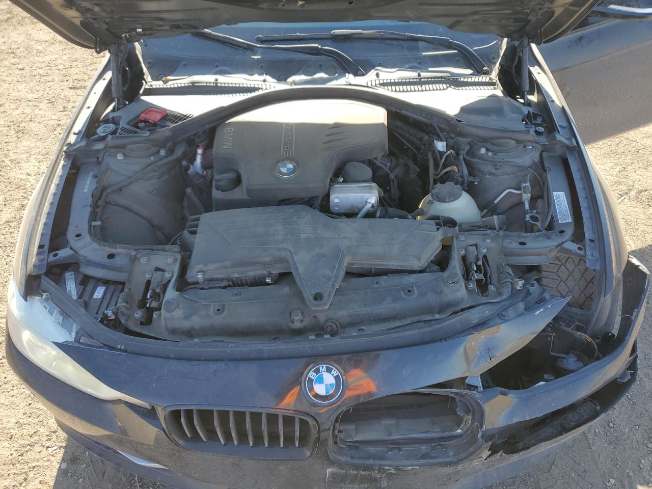 2013 BMW 3er VIN WBA3C1C58DF442543 Copart auction photo, all over damage thumbnail 12
