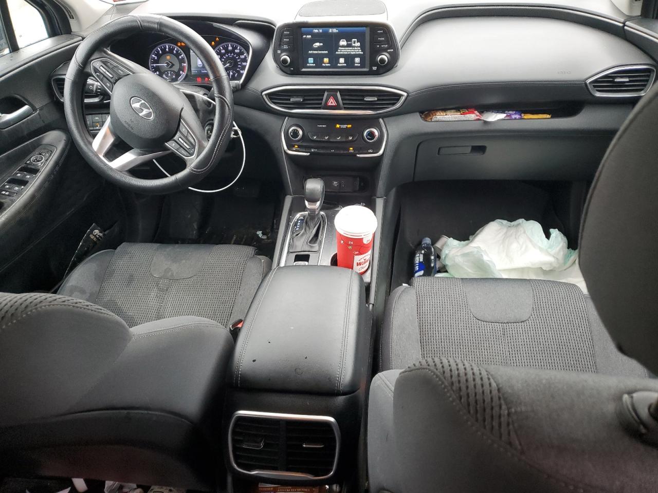 2019 Hyundai Santa Fe VIN 5NMS2CAD2KH058099 Copart auction photo, front end damage thumbnail 8