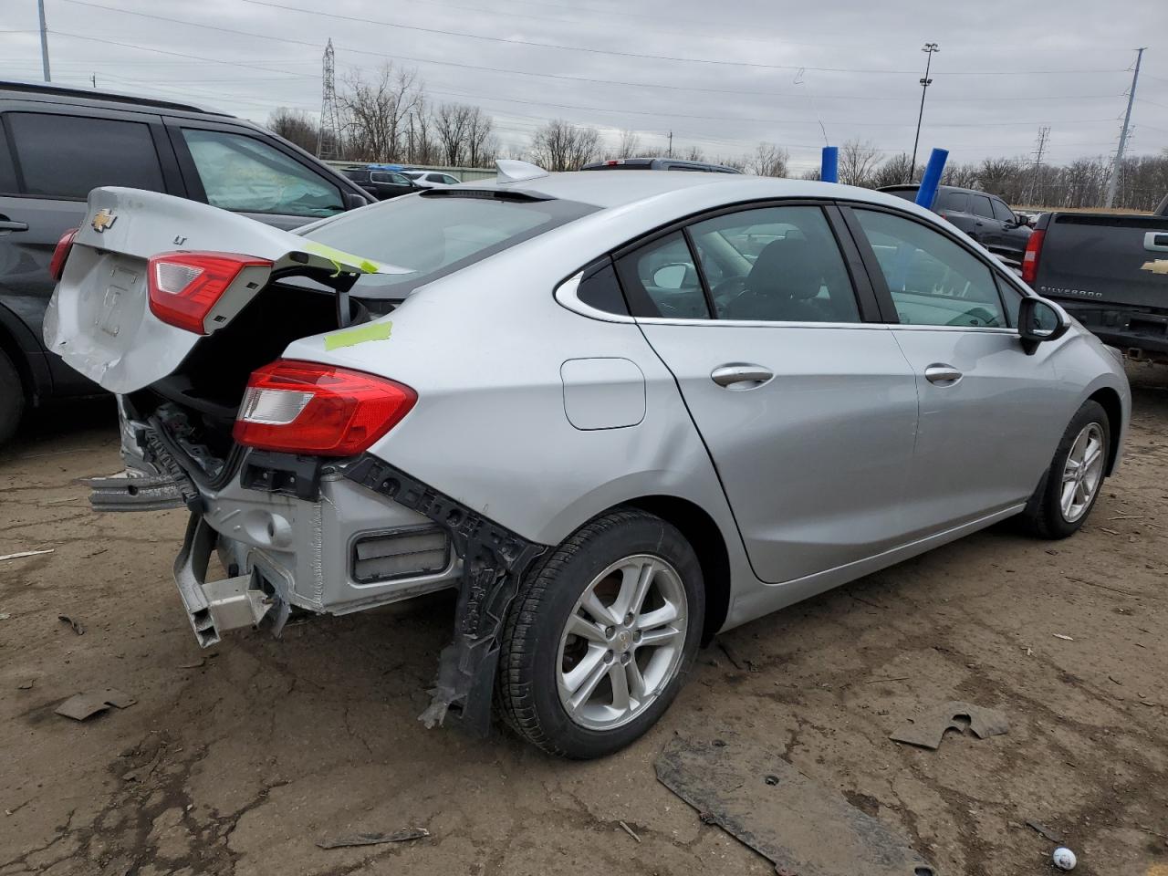 2017 Chevrolet Cruze VIN 1G1BE5SM5H7254967 Copart auction photo, rear end damage thumbnail 3