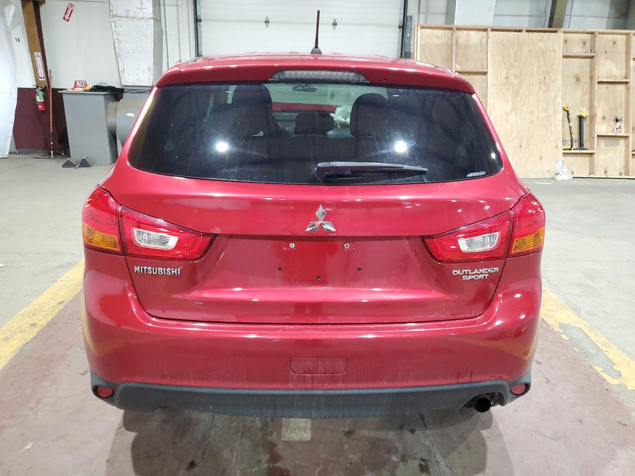 2015 Mitsubishi Outlander VIN 4A4AR3AU1FE019240 Copart auction photo, front end / side damage thumbnail 6