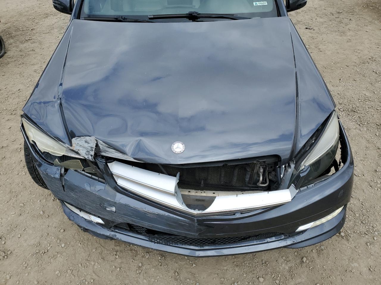 2011 Mercedes-Benz C-klasse VIN WDDGF5GB5BR159795 Copart auction photo, front end / rear end damage thumbnail 11