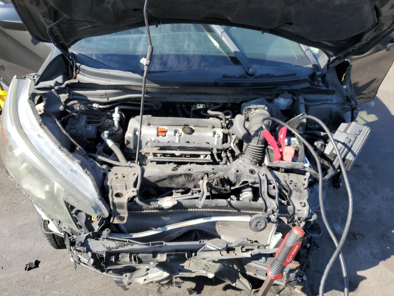 2013 Honda CR-V VIN 5J6RM3H3XDL046588 Copart auction photo, front end / side damage thumbnail 11