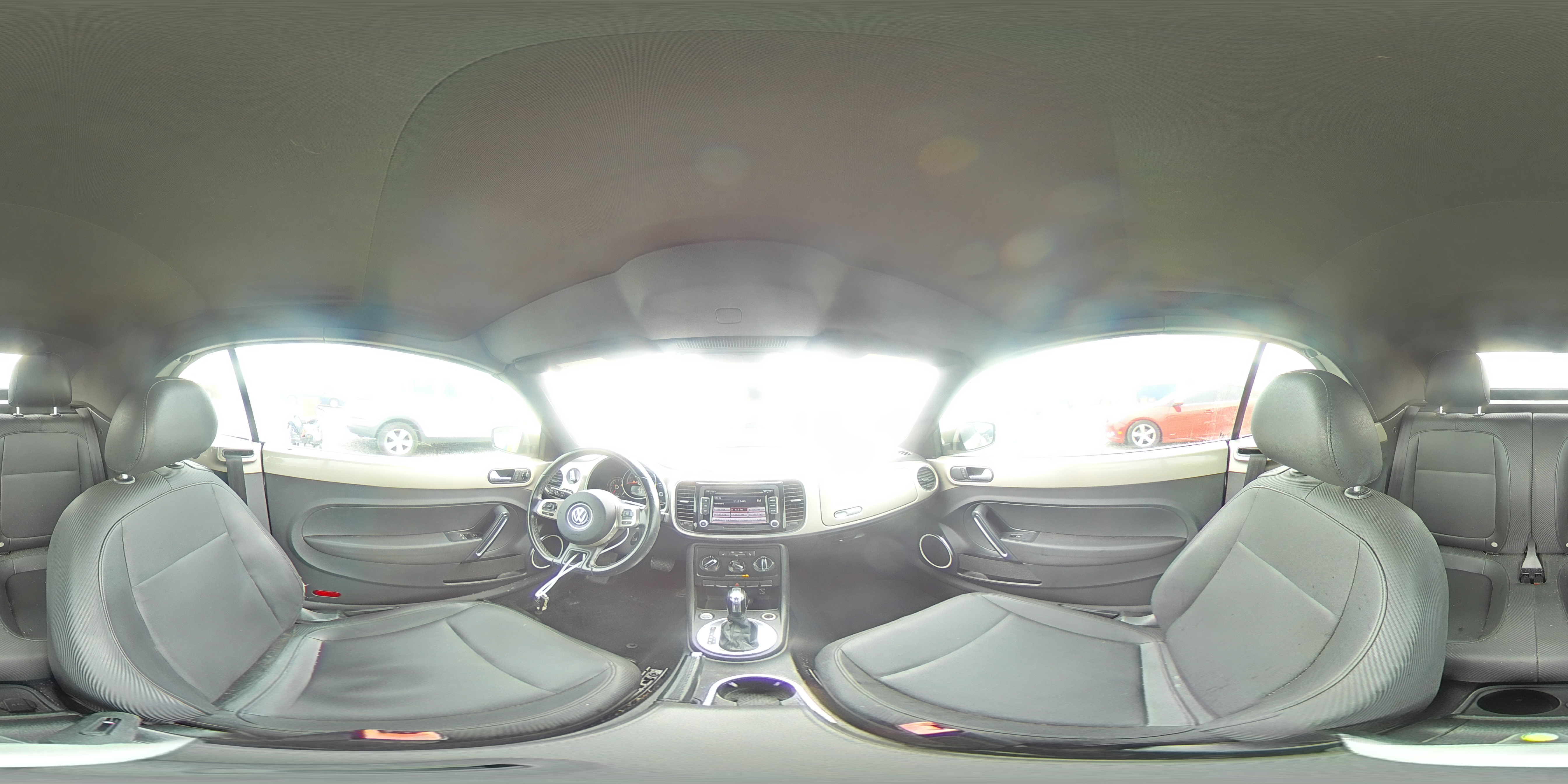 2013 Volkswagen Beetle VIN 3VW5X7ATXDM829306 Copart auction photo, front end / side damage thumbnail 14