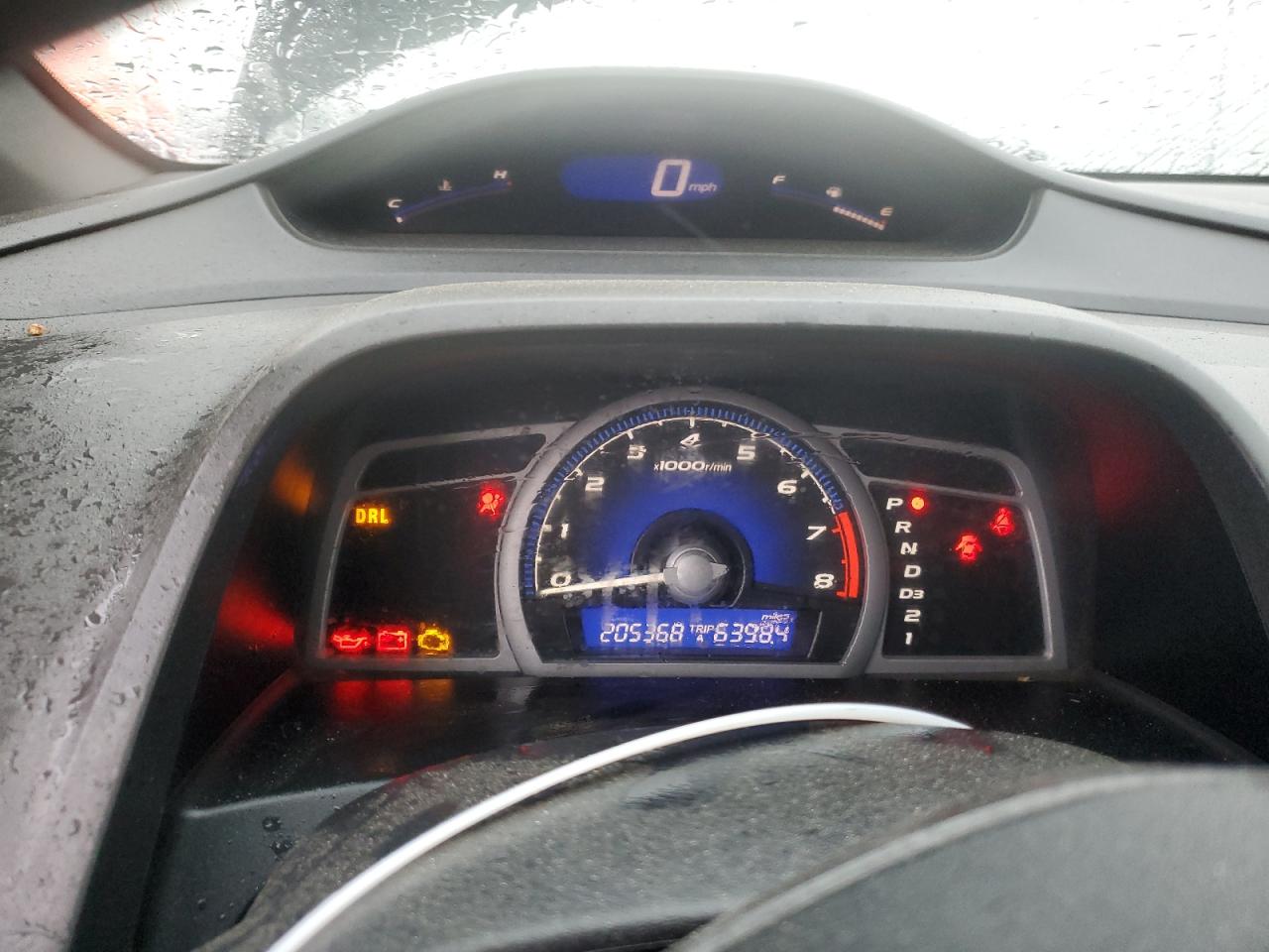 2007 Honda Civic VIN 2HGFG12607H556281 Copart auction photo, front end / rear end damage thumbnail 9