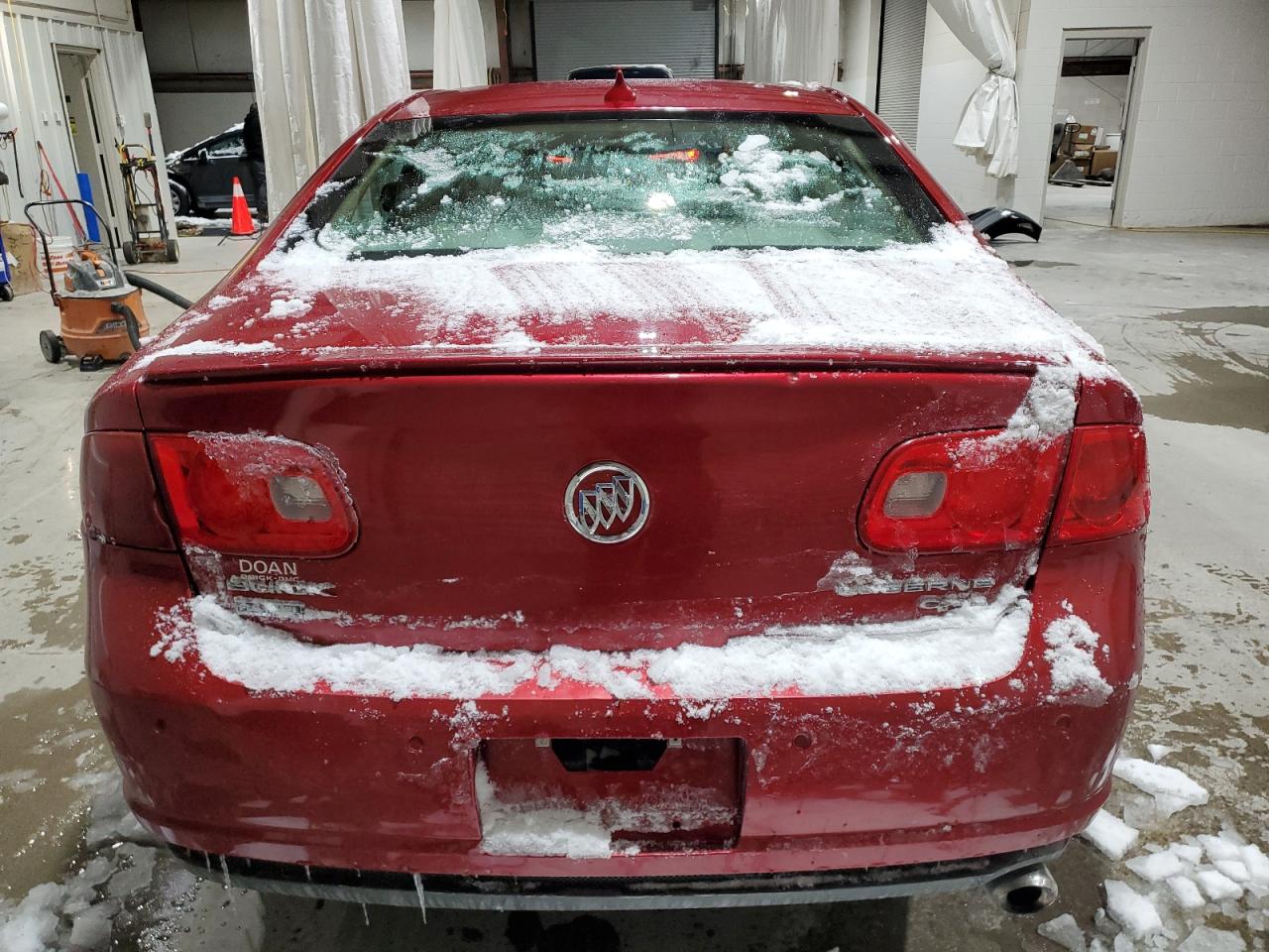2011 Buick Lucerne VIN 1G4HJ5EM9BU131508 Copart auction photo, front end / side damage thumbnail 6