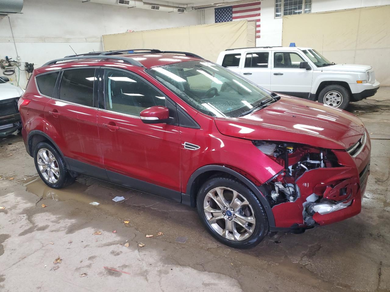 2013 Ford Escape VIN 1FMCU9HX2DUC13257 Copart auction photo, front end / minor dent/scratches damage thumbnail 4