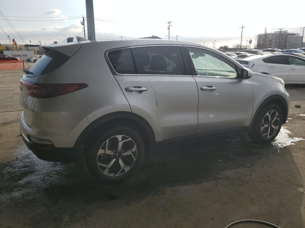 2021 KIA Sportage VIN KNDPM3AC9M7930019 Copart auction photo, stripped damage thumbnail 3