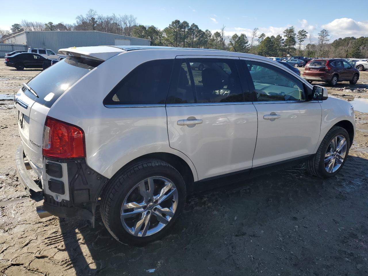 2011 Ford Edge VIN 2FMDK3KC2BBA11566 Copart auction photo, rear end / minor dent/scratches damage thumbnail 3