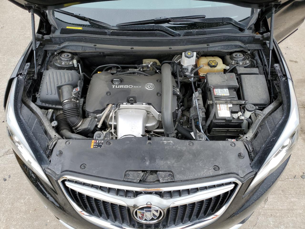 2019 Buick Envision VIN LRBFX4SX4KD011603 Copart auction photo, front end / side damage thumbnail 12