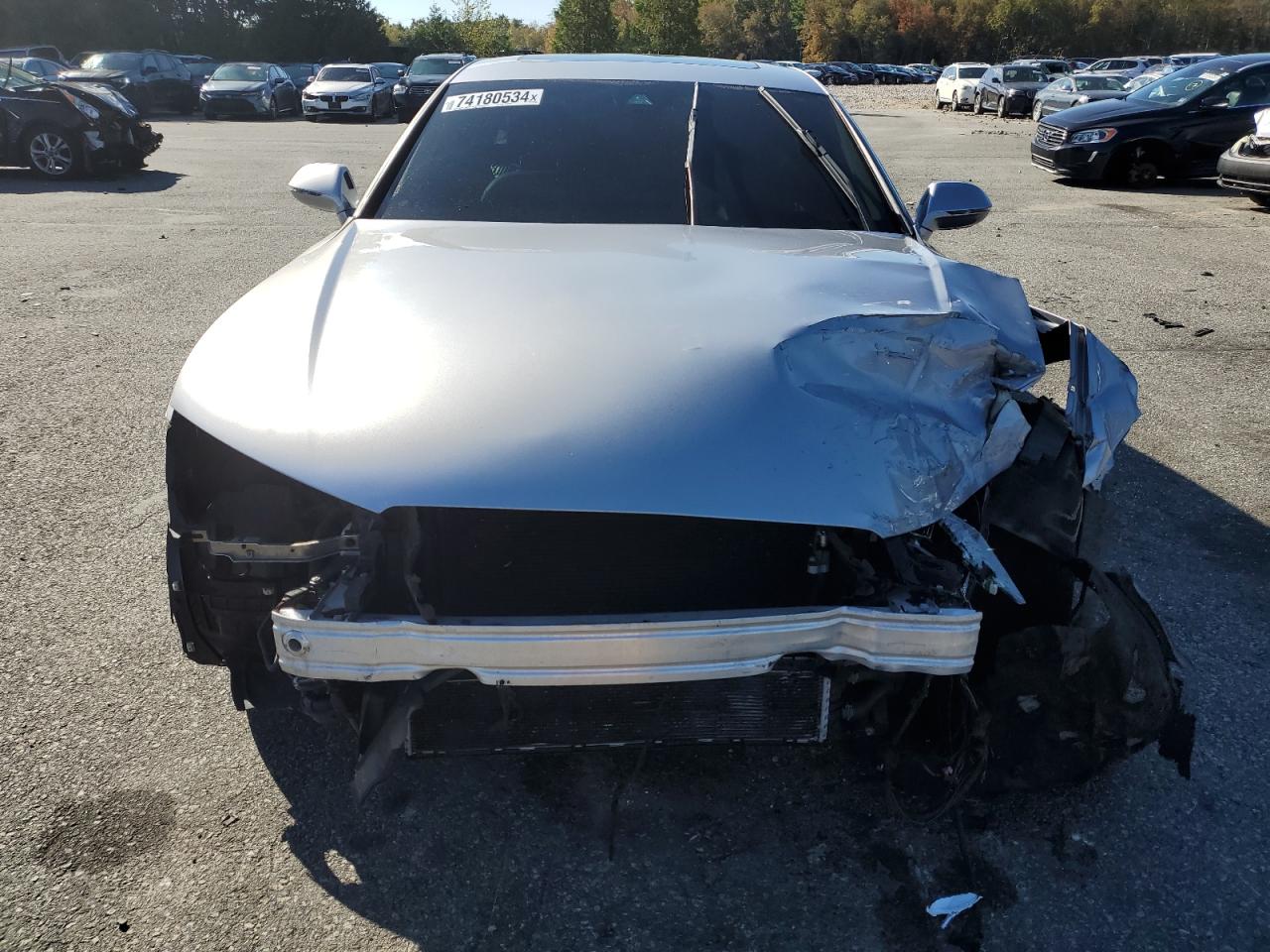 2016 Audi A7 VIN WAU2GAFC3GN177289 Copart auction photo, front end / minor dent/scratches damage thumbnail 5