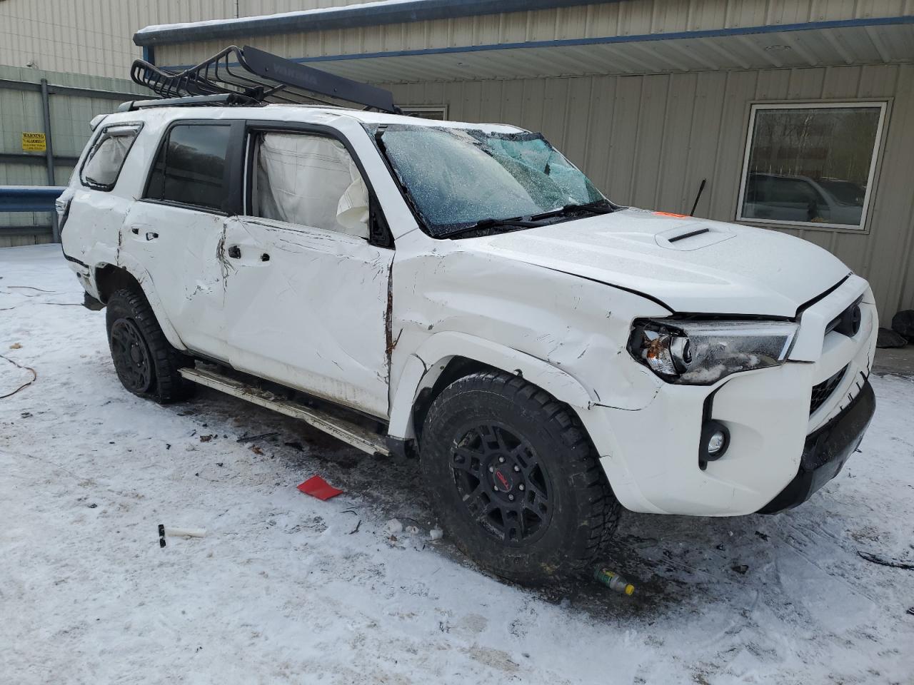 2021 Toyota 4Runner VIN JTEHU5JRXM5879593 Copart auction photo, rollover damage thumbnail 4