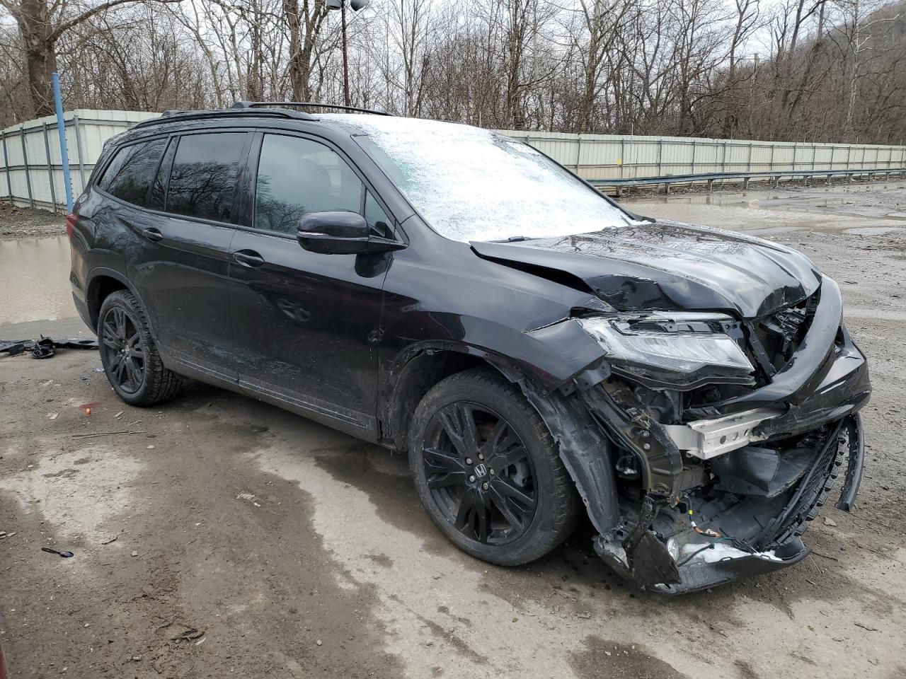 2020 Honda Pilot VIN 5FNYF6H75LB067270 Copart auction photo, front end damage thumbnail 4