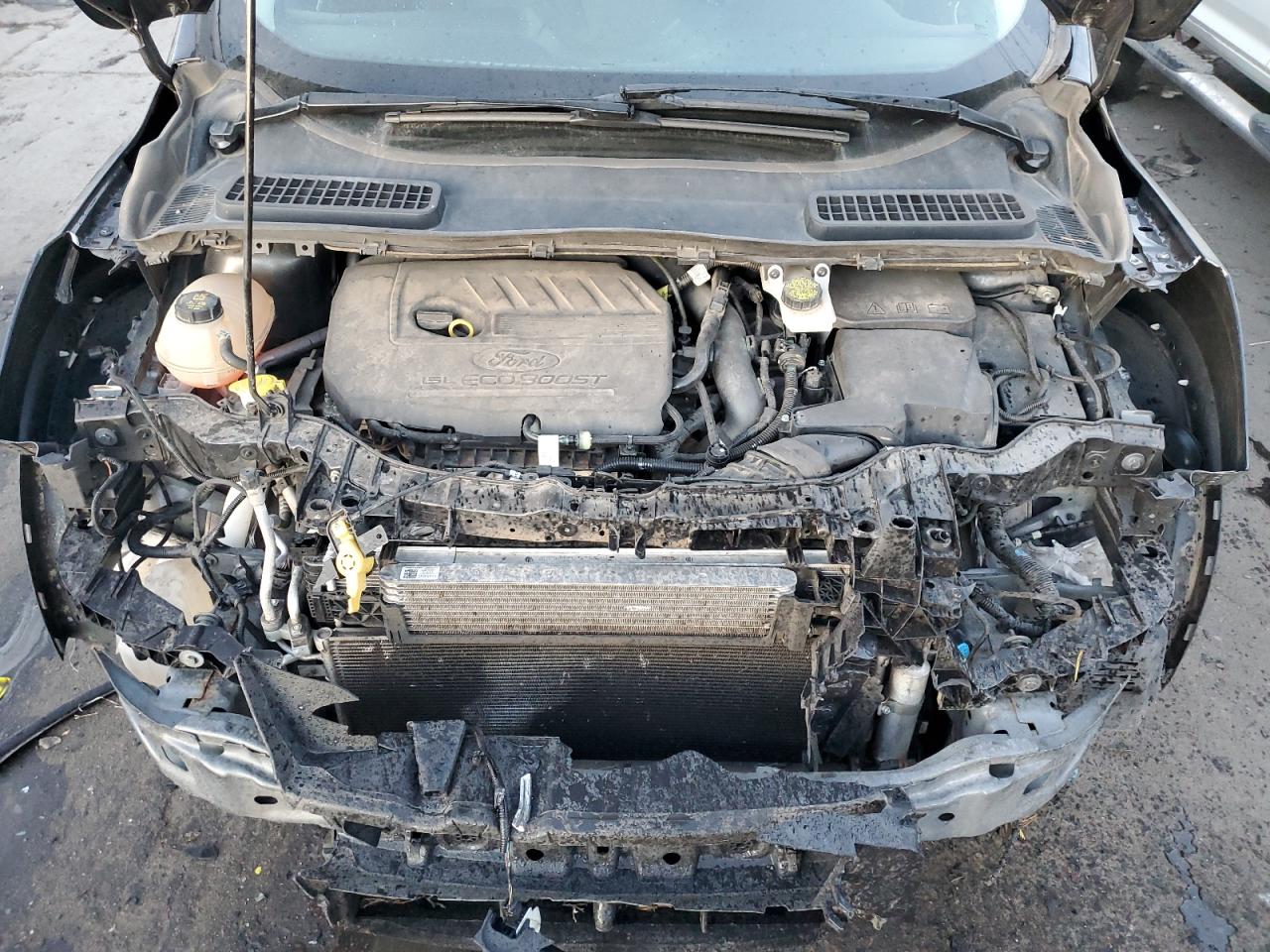 2018 Ford Escape VIN 1FMCU9HD2JUD28023 Copart auction photo, front end damage thumbnail 12