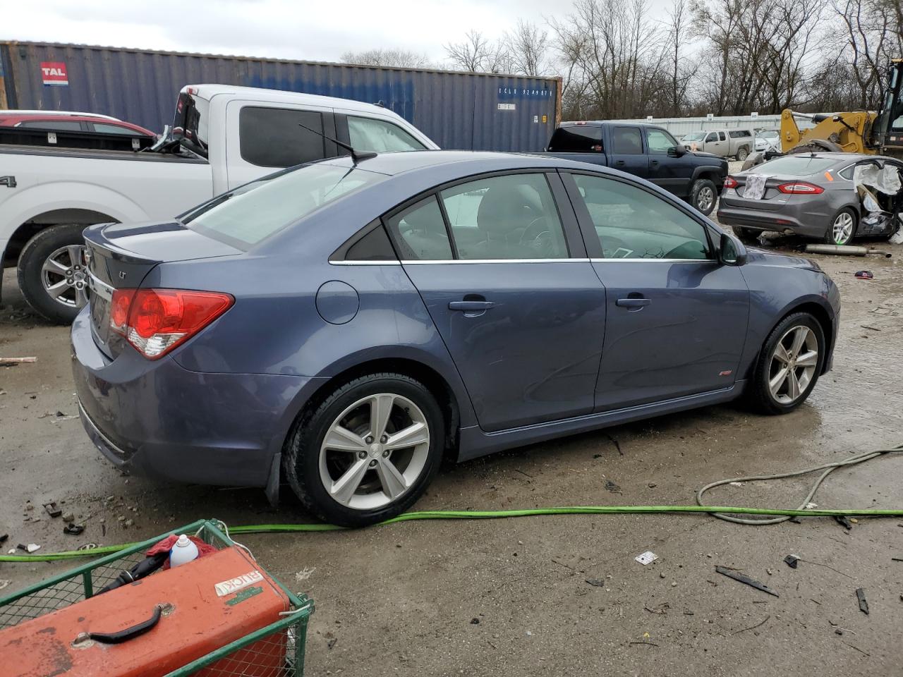 2013 Chevrolet Cruze VIN 1G1PE5SBXD7280382 Copart auction photo, front end / rear end damage thumbnail 3