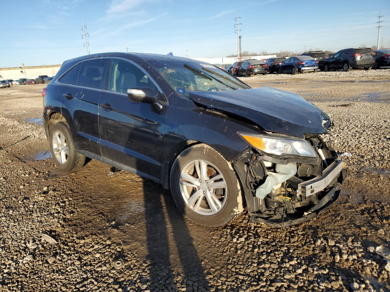 2013 Acura RDX VIN 5J8TB4H37DL008938 Copart auction photo, front end damage thumbnail 4