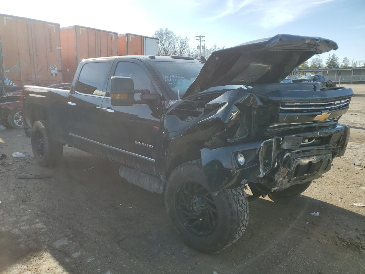 2019 Chevrolet Silverado VIN 1GC1KTEY5KF168540 Copart auction photo, all over damage thumbnail 4