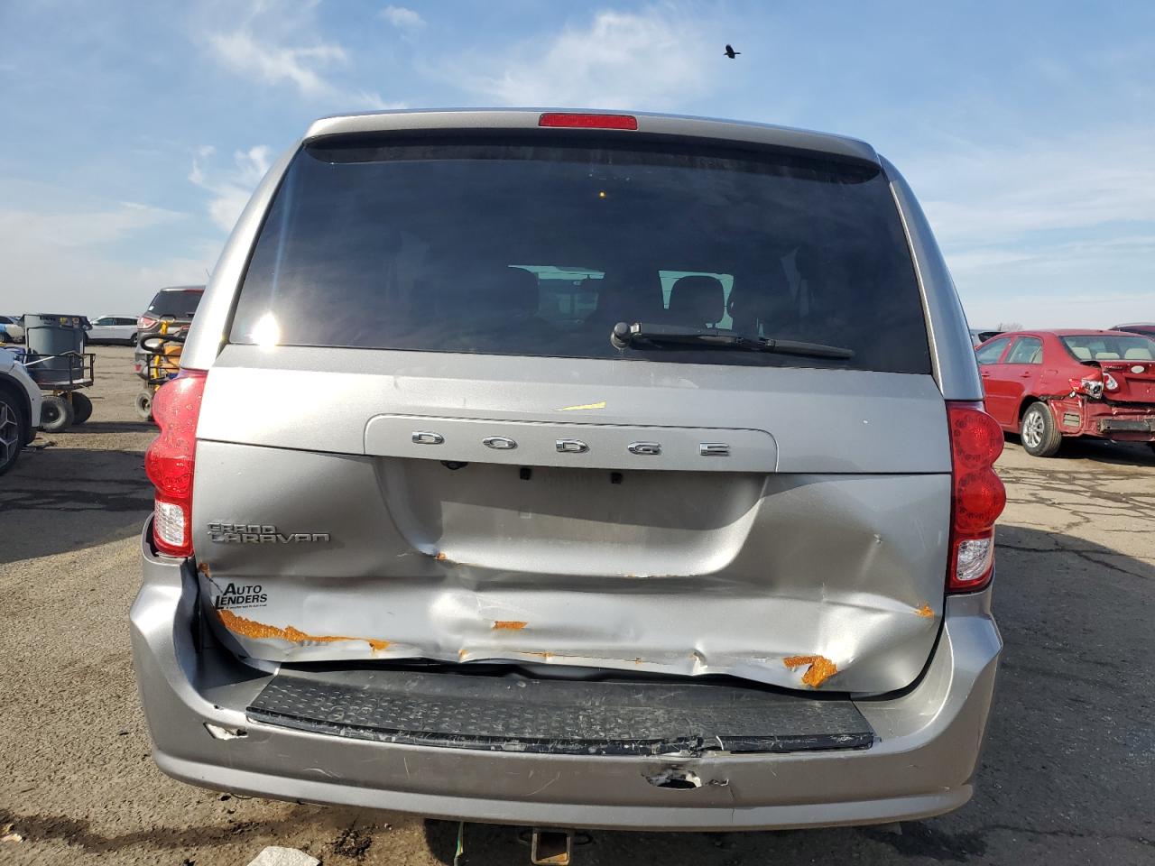 2018 Dodge Caravan VIN 2C4RDGBG4JR152613 Copart auction photo, rear end damage thumbnail 6