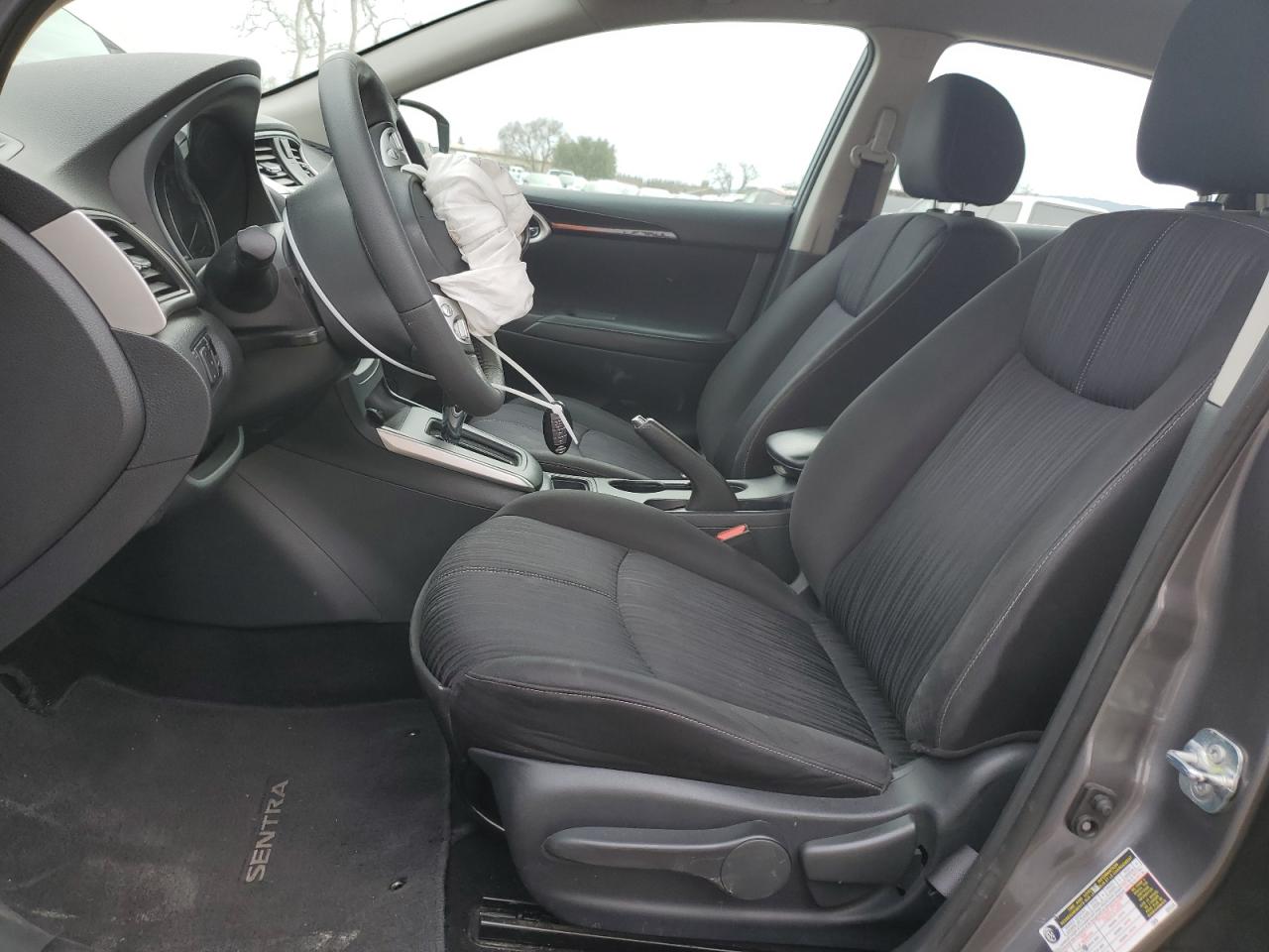 2017 Nissan Sentra VIN 3N1AB7AP3HL710711 Copart auction photo, front end / side damage thumbnail 7