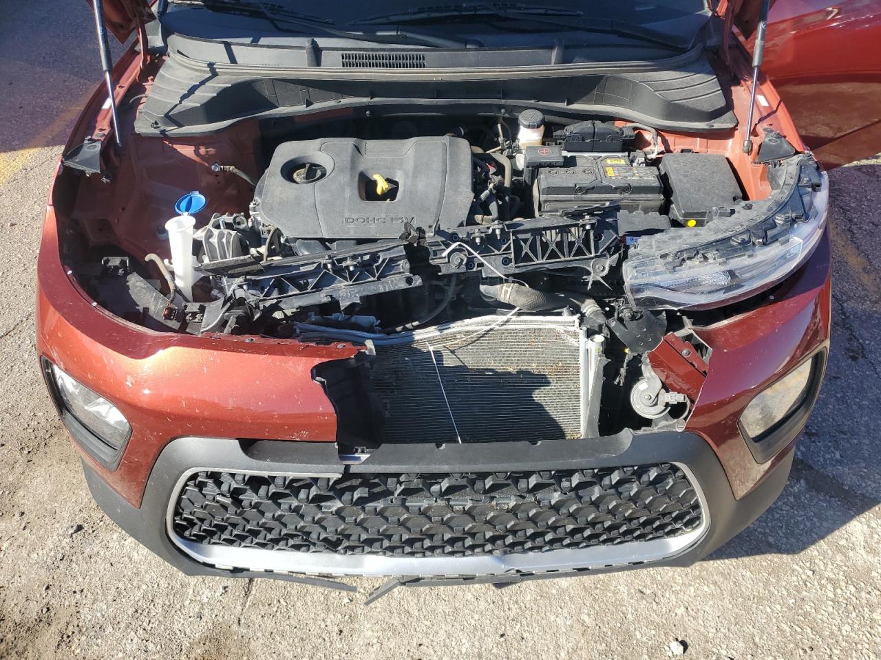 2020 KIA Soul VIN KNDJ23AU4L7078407 Copart auction photo, front end damage thumbnail 12